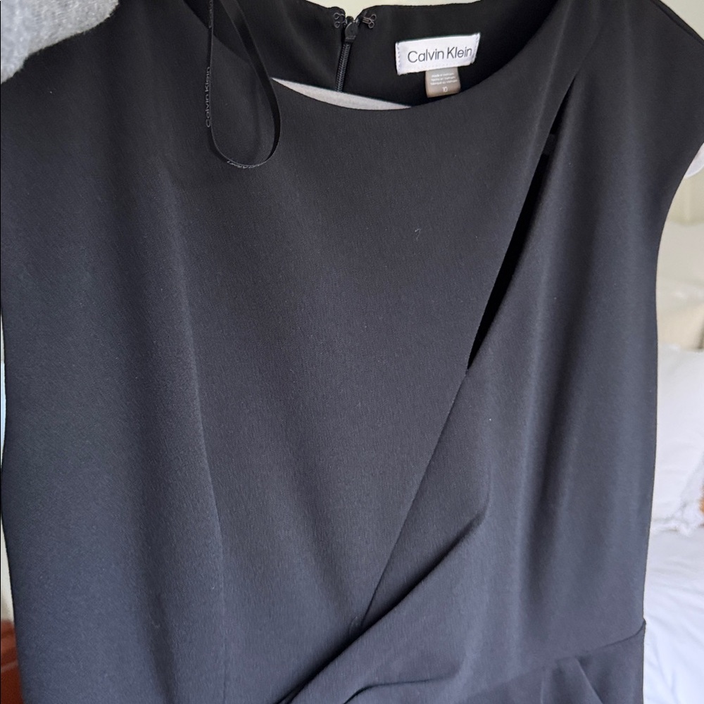 Calvin Klein Black Sleeveless Jumpsuit - Picture 16 of 16